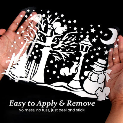 Weihnachtsdorf-Aufkleber