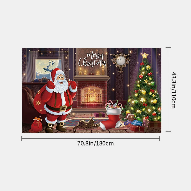 Szenenanordnung Weihnachtsgartendekoration