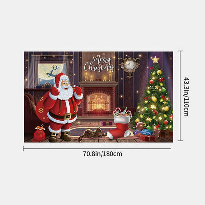 Szenenanordnung Weihnachtsgartendekoration