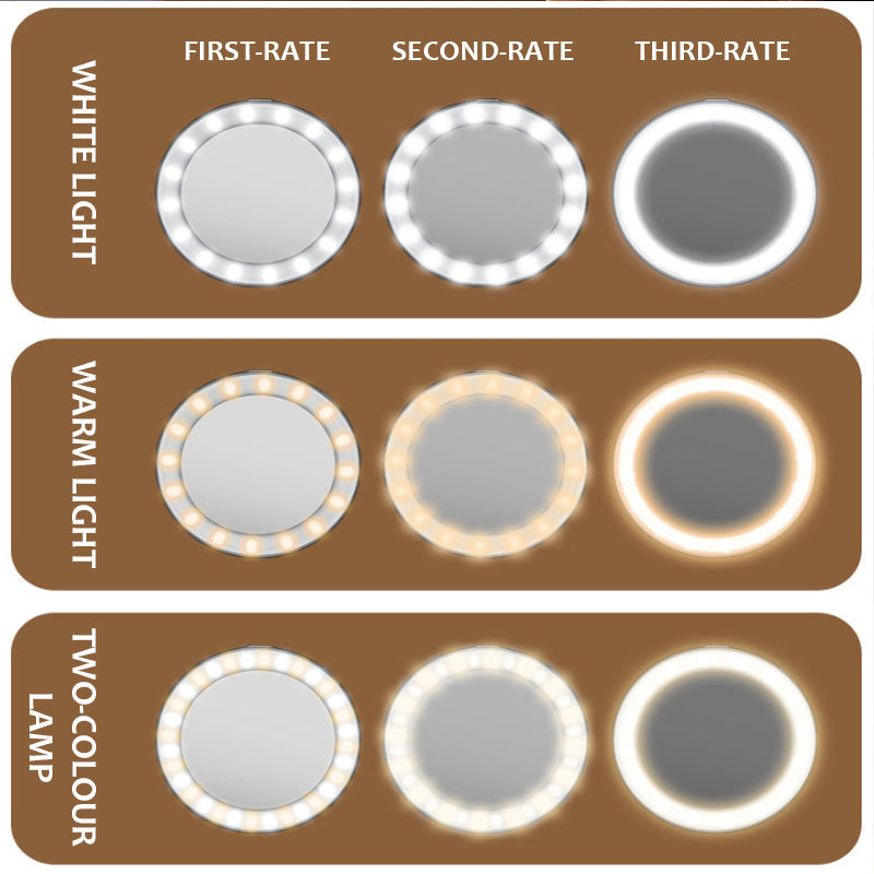 🌟 Vier-in-Eins Magnetischer Make-up Spiegelständer — Fixiere deine Schönheit, erleuchte jeden Moment! ✨