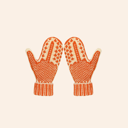 🎅 Die „Bösen-Liste“-Fäustlinge | Kuschelige Strickhandschuhe mit versteckter Frechheit 🖕✨