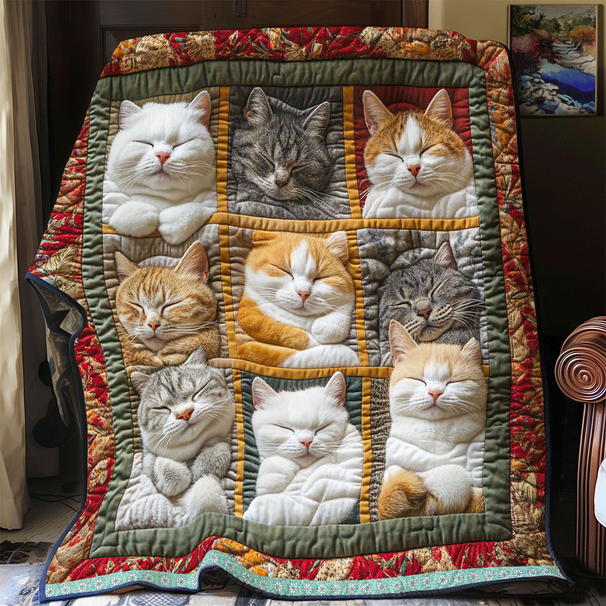 Schlafende Royal Cat-Decke