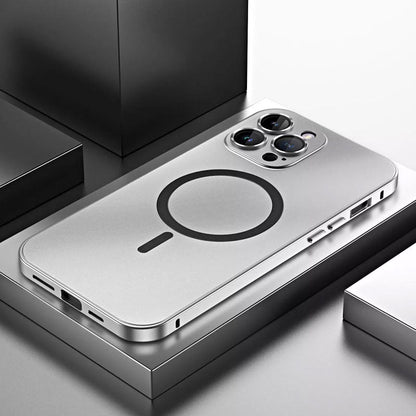 Einfache magnetische Handyhülle aus Metall für das iPhone