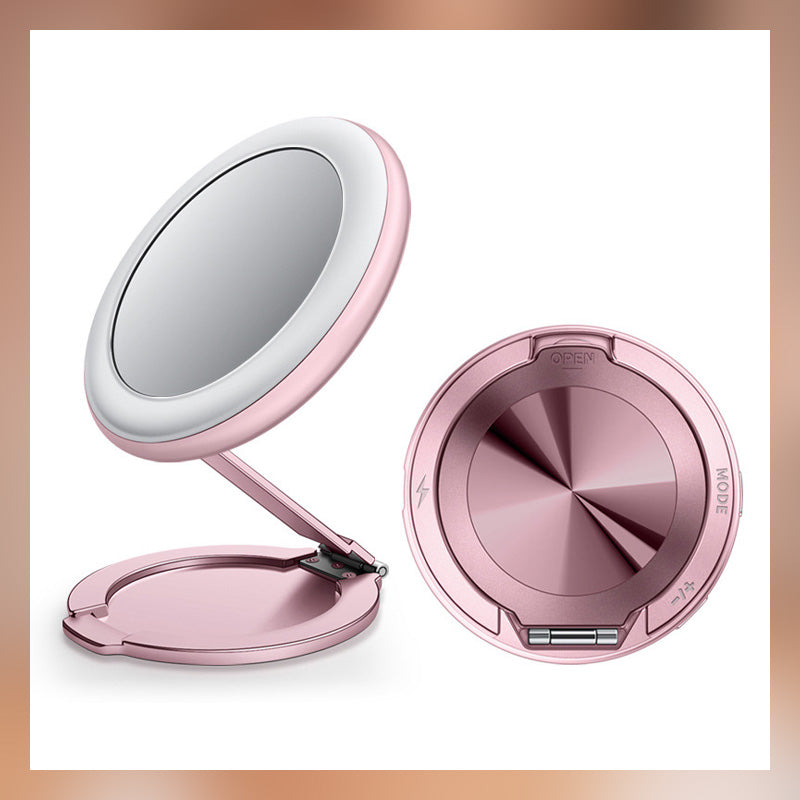 🌟 Vier-in-Eins Magnetischer Make-up Spiegelständer — Fixiere deine Schönheit, erleuchte jeden Moment! ✨