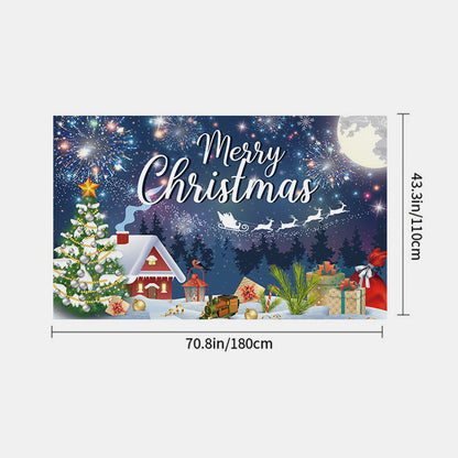 Szenenanordnung Weihnachtsgartendekoration