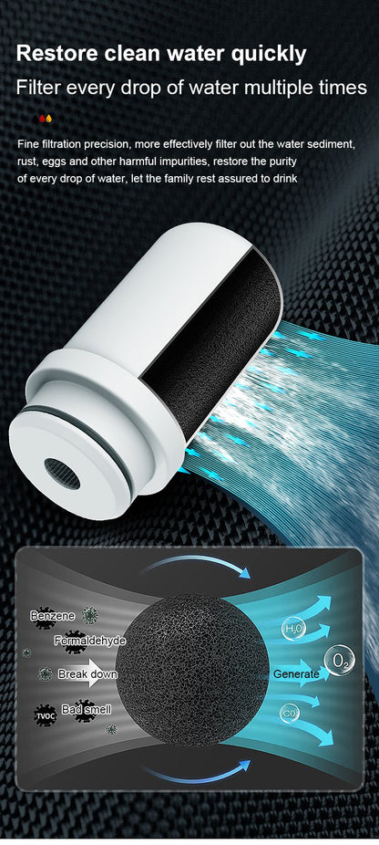 🔥 Installationsfreier Wasserfilter für Haushaltsarmaturen aus Edelstahl