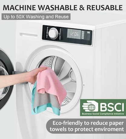 ♻️Wiederverwendbare Mikrofaser-Papierhandtücher Rolle🧻