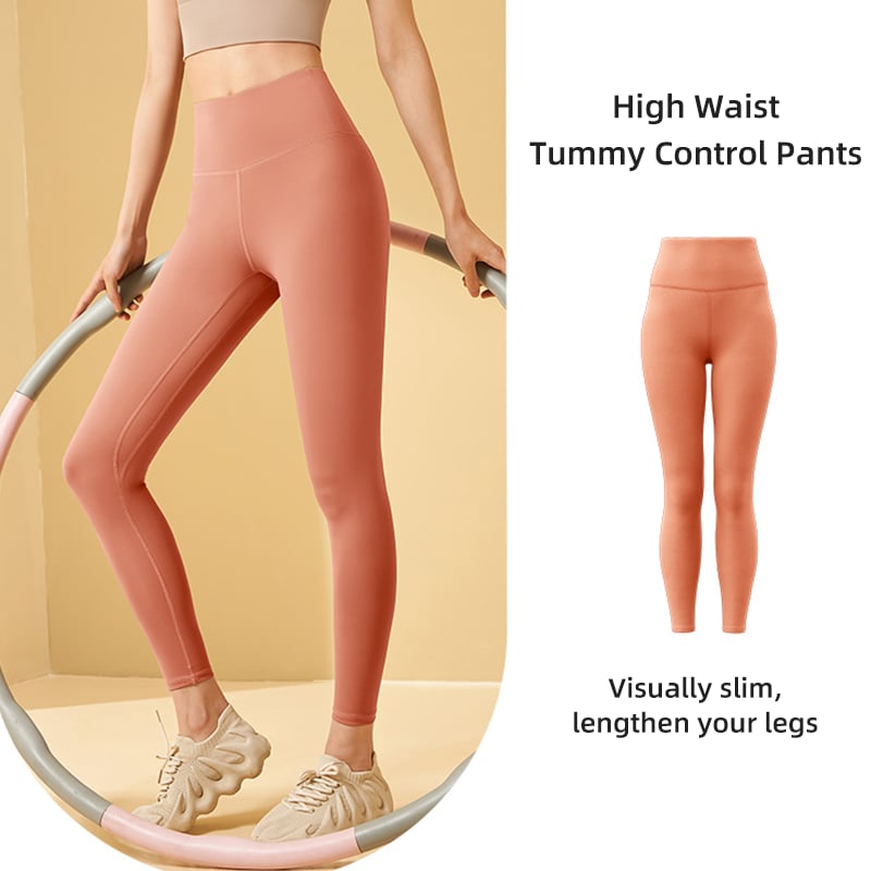 🎁Letzter Tag: 49 % Rabatt!🔥Hochgeschnittene Leggings mit Bauchkontrolle und Figurformung für Workouts