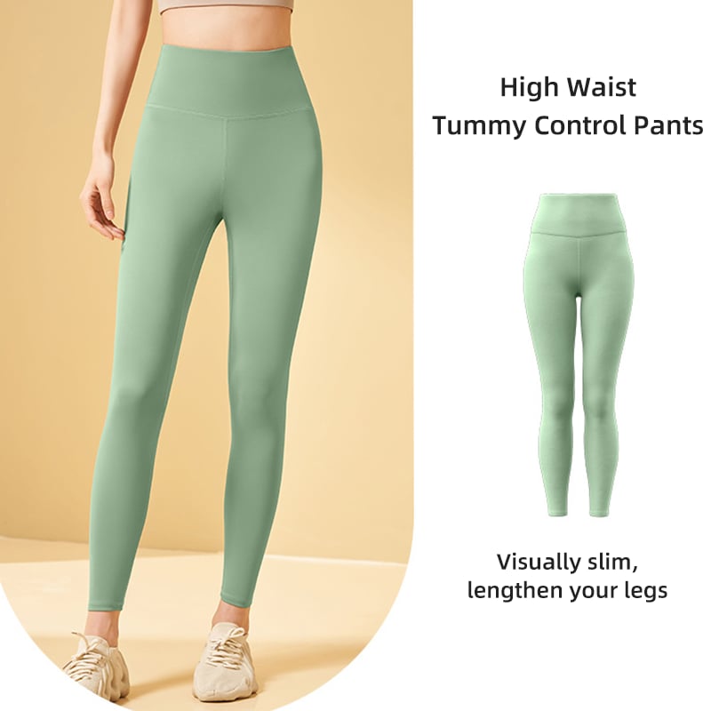 🎁Letzter Tag: 49 % Rabatt!🔥Hochgeschnittene Leggings mit Bauchkontrolle und Figurformung für Workouts