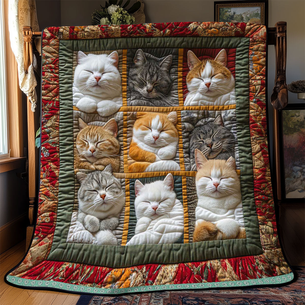 Schlafende Royal Cat-Decke