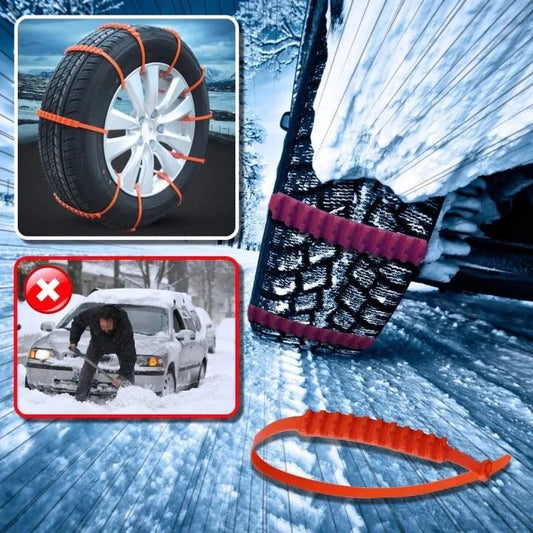 🔥Winter-Sonderangebot 2025🔥Universelle, wiederverwendbare Anti-Rutsch-Reifenketten aus Nylon