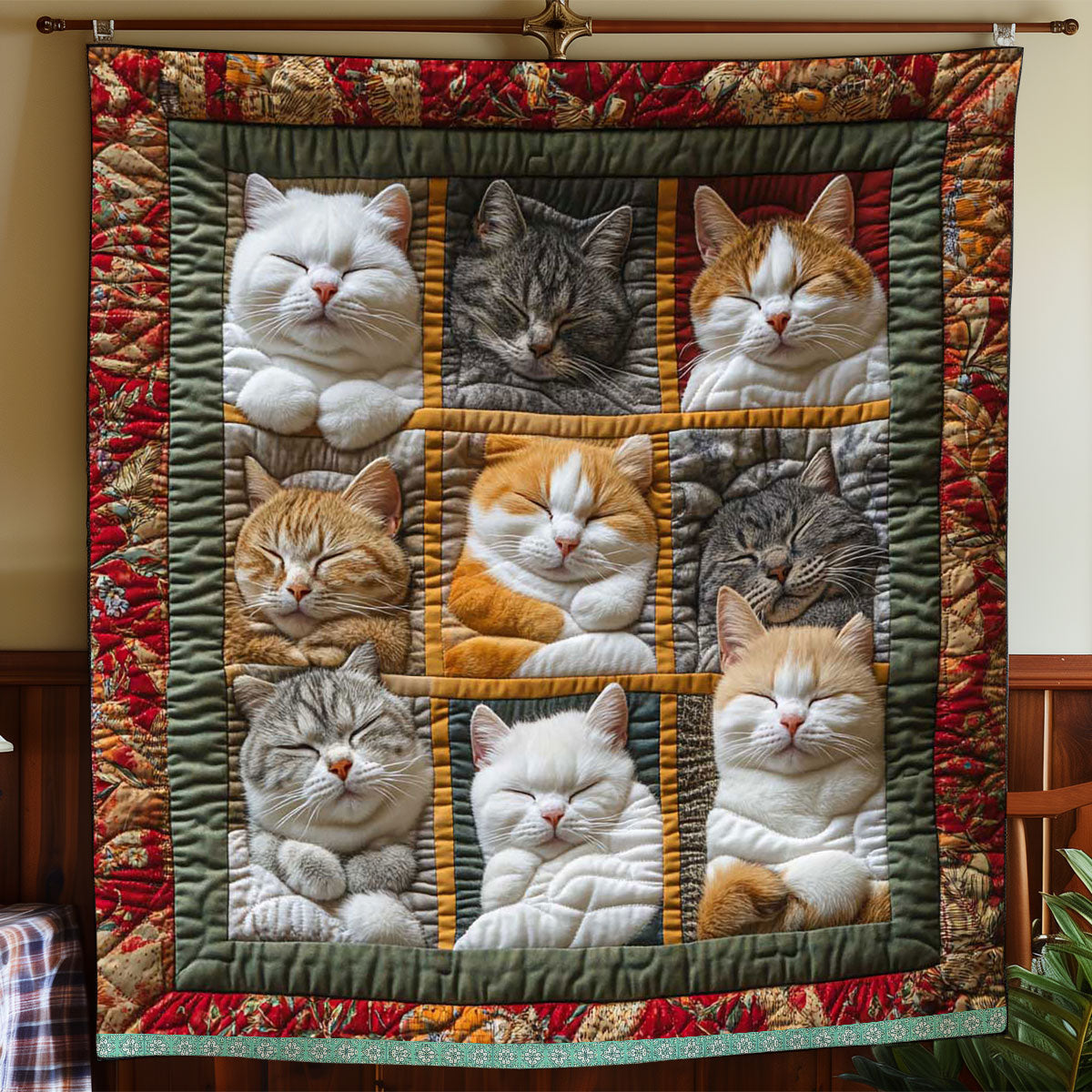 Schlafende Royal Cat-Decke