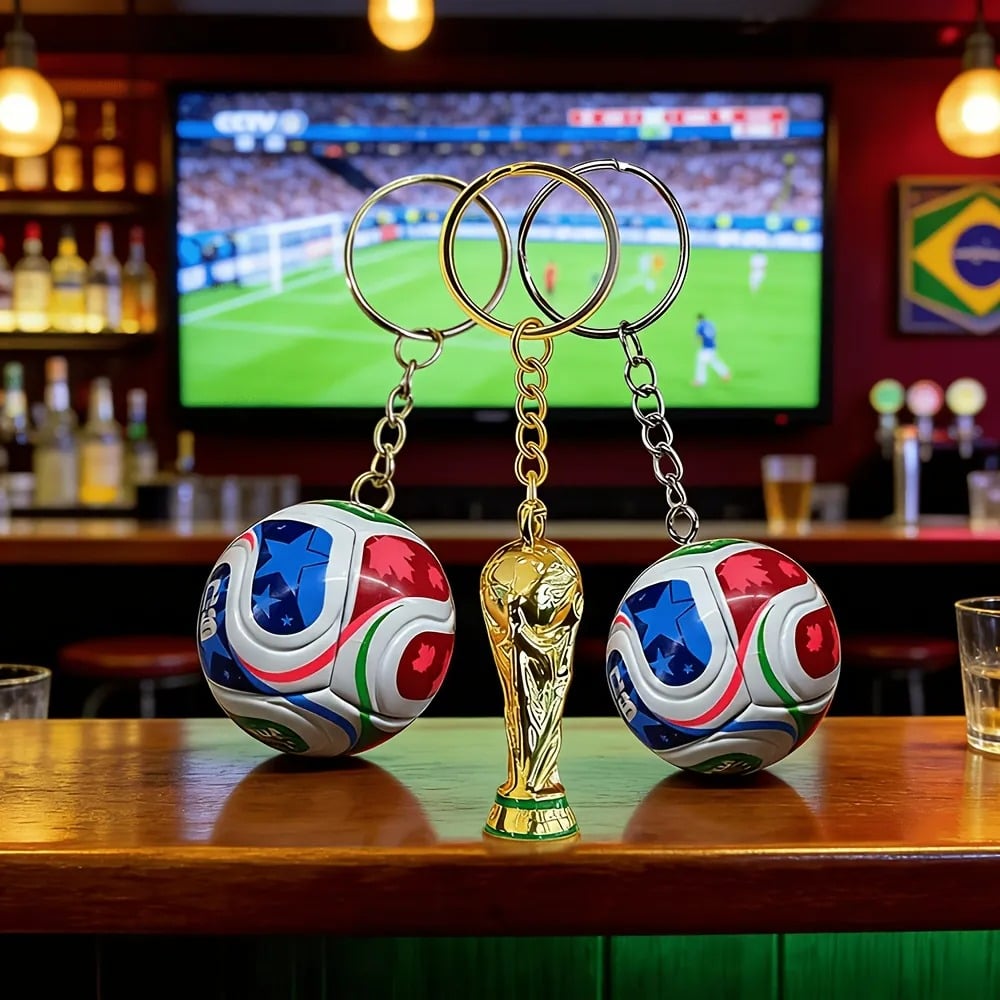 FIFA Fußball-Weltmeisterschaft 2026 USA-MEX-CAN Schlüsselanhänger: Trage den Geist des Spiels überall hin ✨