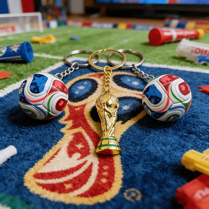 FIFA Fußball-Weltmeisterschaft 2026 USA-MEX-CAN Schlüsselanhänger: Trage den Geist des Spiels überall hin ✨