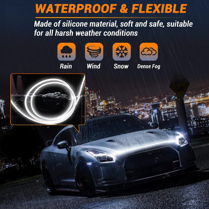 Lichtleiste für Kfz-Motorhaube