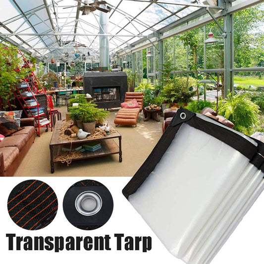 ⏳50 % Rabatt für kurze Zeit⏰ Strapazierfähige, transparente, wasserdichte und isolierte Plane🛡️🌧️