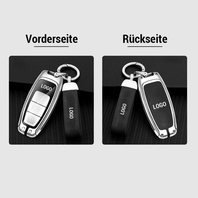 Audi Schlüssel Hülle Silber Chrom
